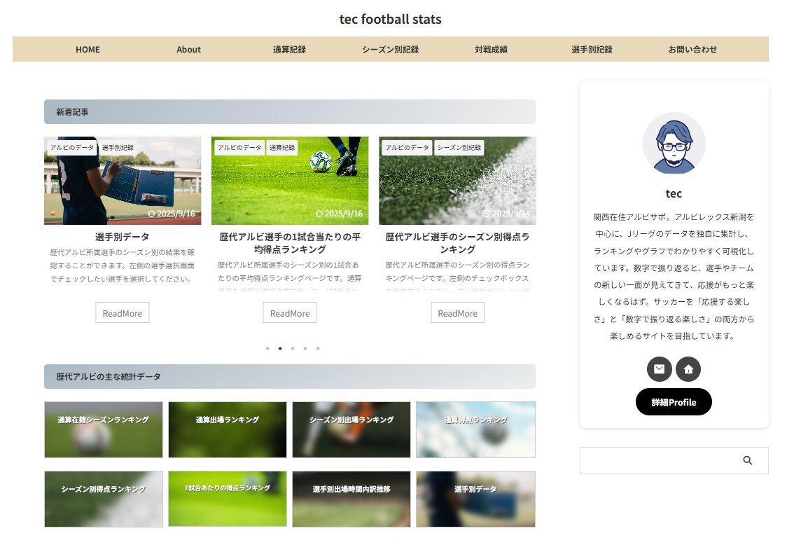Power BIの実活用例。サッカーデータサイトを立ち上げました